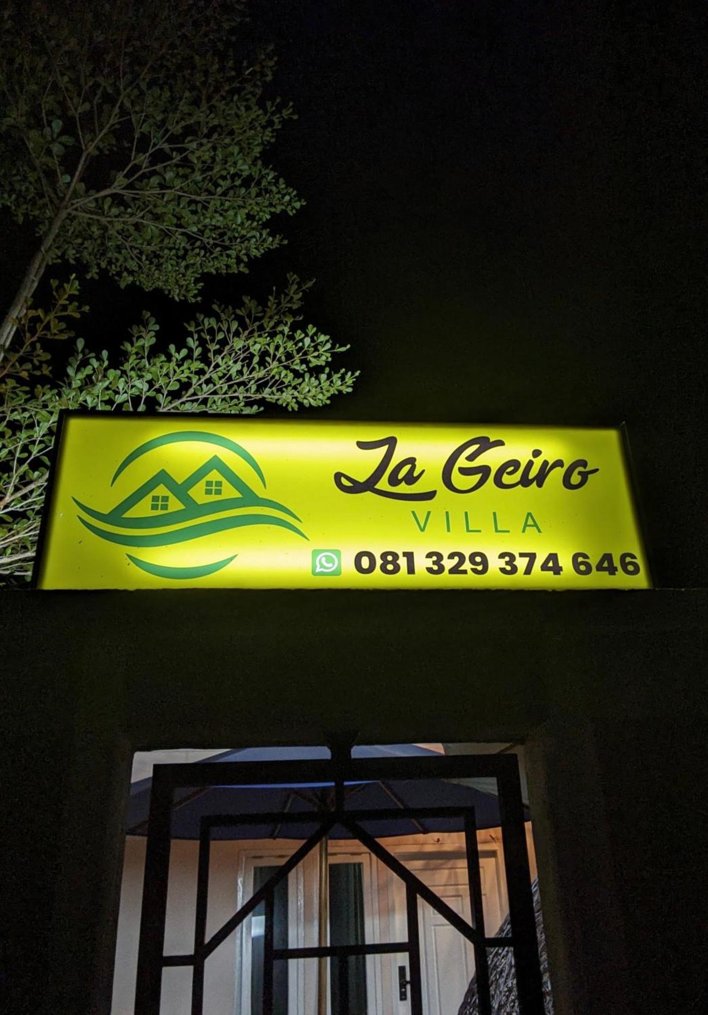 La Geiro Villa Labuan Bajo Dış mekan fotoğraf